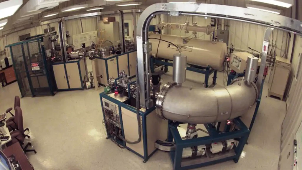 One-megavolt accelerator mass spectrometer used for isotope measurement